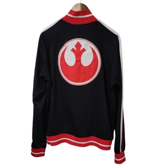 Star Wars/Disney Rebel Alliance Men's Think Geek Jacket Size L Black - Picture 2 of 6